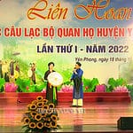 Ra mắt câu lạc bộ Quan họ huyện Yên Phong – Bắc Ninh