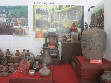 Trưng bày, triển lãm nghề làm tranh dân gian Đông Hồ, gốm Phù Lãng, gốm Luy Lâu