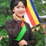Thiếu nữ Kinh Bắc khoe sắc giữa Hội Lim
