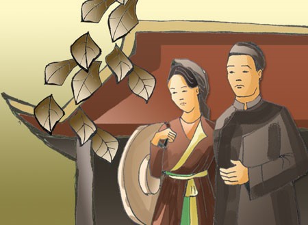Lấy cảm hứng từ tranh vẽ lễ hội hát quan họ đậm chất văn hóa